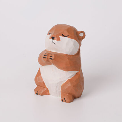 Handmade wooden squirrel