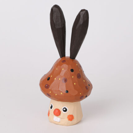Cokugoo Handmade wooden mushroom rabbit